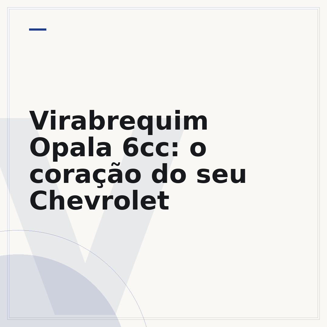 Virabrequim Opala 6cc: o coração do seu Chevrolet