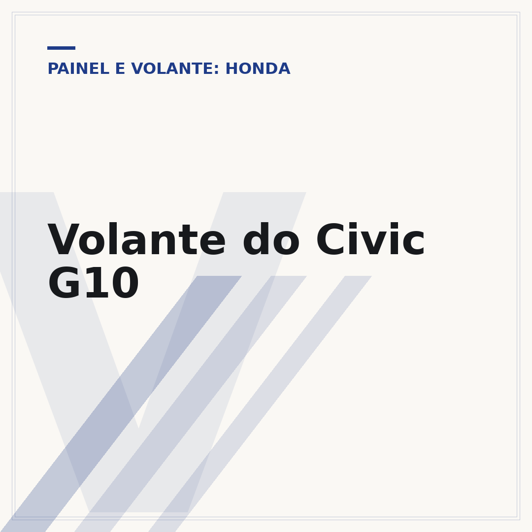 Volante do Civic G10