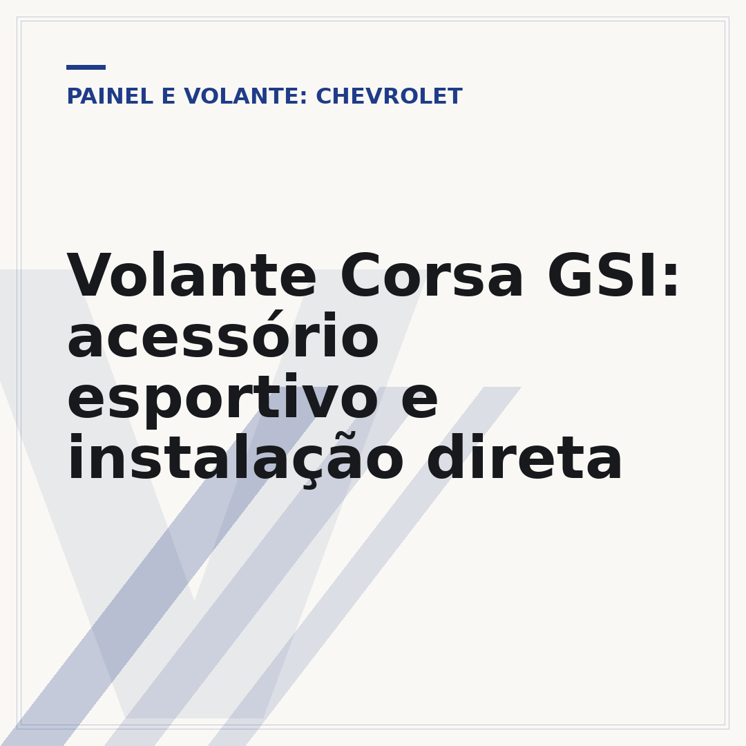 Volante Corsa GSI: acessório esportivo e instalação direta