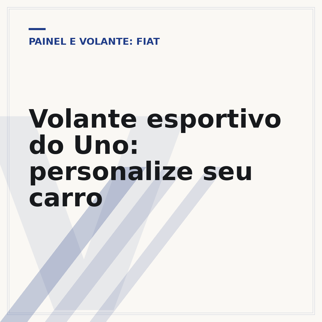 Volante esportivo do Uno: personalize seu carro
