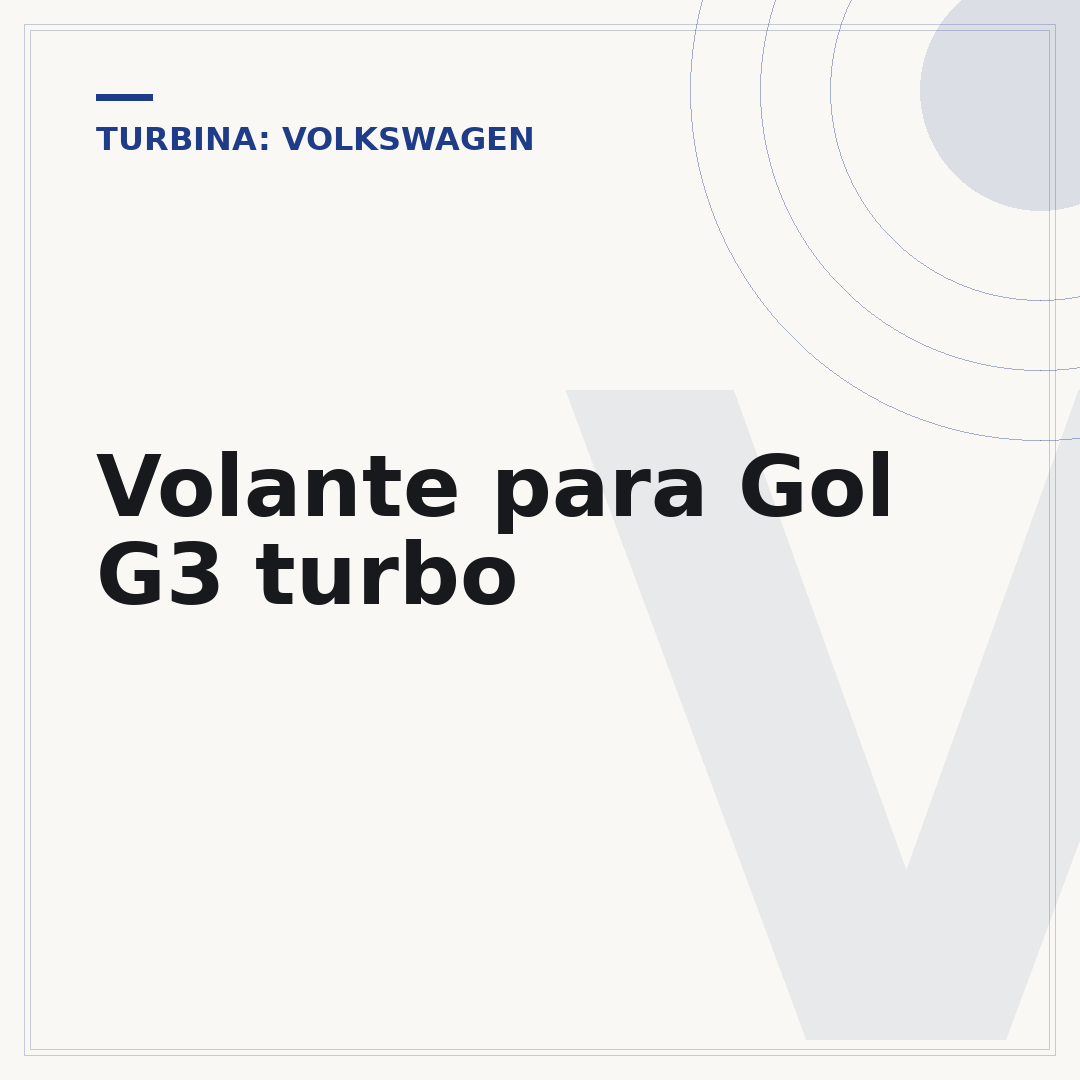 Volante para Gol G3 turbo